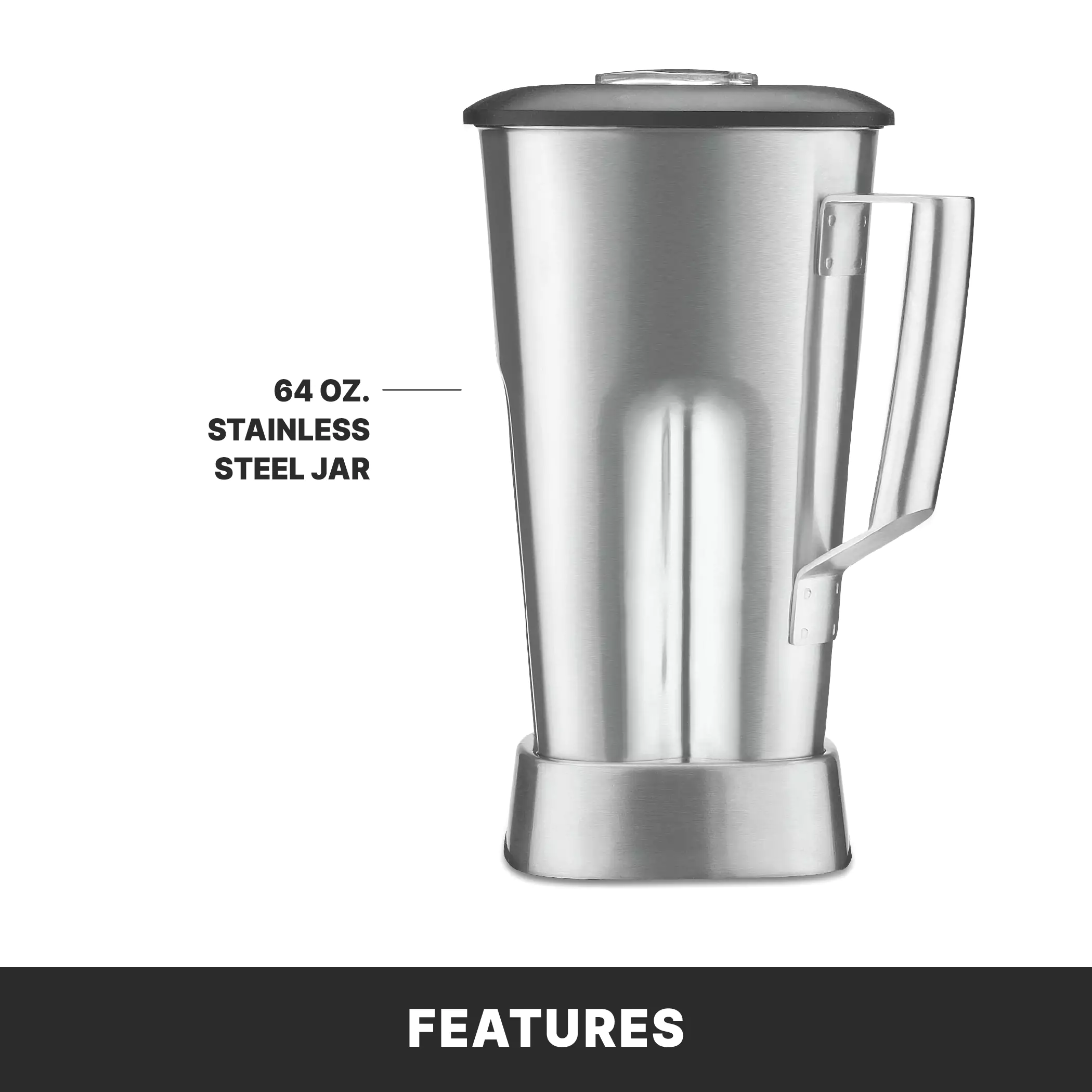 Torq 2.0 Blender with Electronic Touchpad Controls and Timer and 64 oz. Stainless Steel Jar